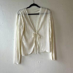 Silk Tie Overshirt